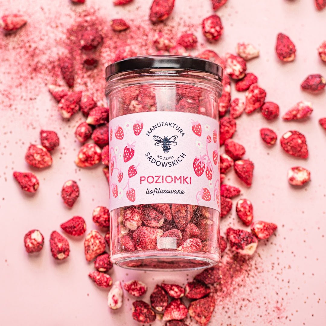 Sadowski Bee Gardens Freeze - dried wild strawberries 30g - Sadowski Bee Gardens - Vesa Beauty