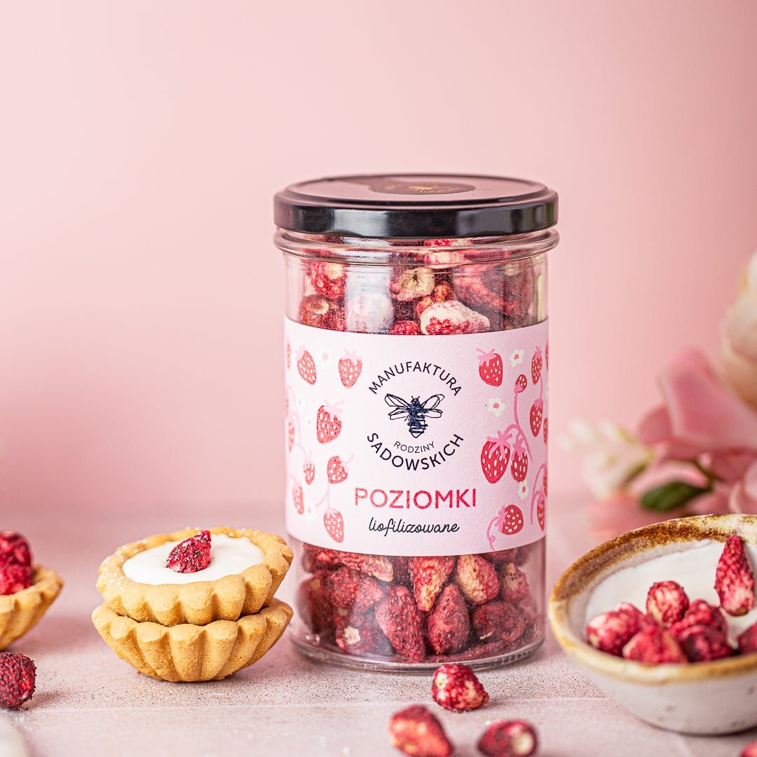 Sadowski Bee Gardens Freeze - dried wild strawberries 30g - Sadowski Bee Gardens - Vesa Beauty