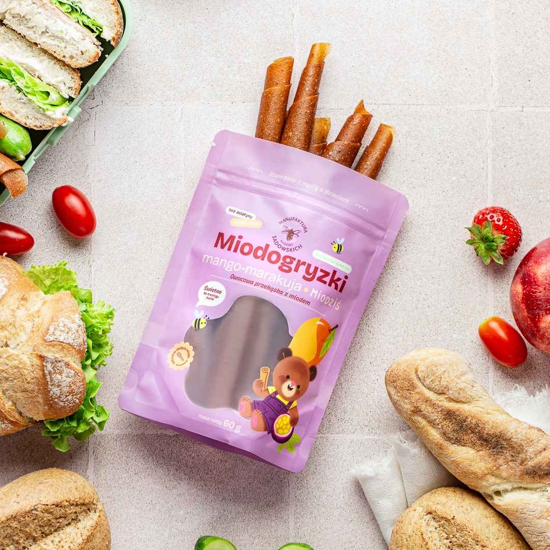 Sadowski Bee Gardens HoneyBites Fruit Rolls - Mango-Passion Fruit 60g - Sadowski Bee Gardens - Vesa Beauty