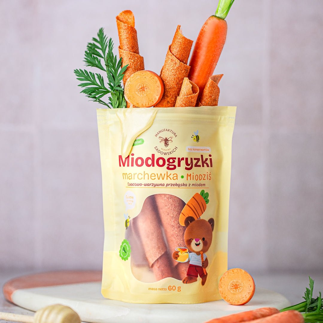 Sadowski Bee Gardens HoneyBites jellies - Carrot 60g - Sadowski Bee Gardens - Vesa Beauty