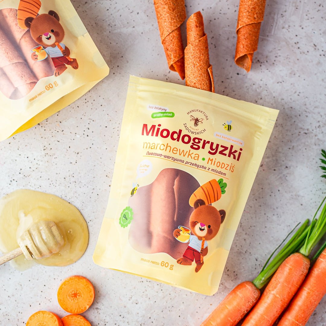 Sadowski Bee Gardens HoneyBites jellies - Carrot 60g - Sadowski Bee Gardens - Vesa Beauty