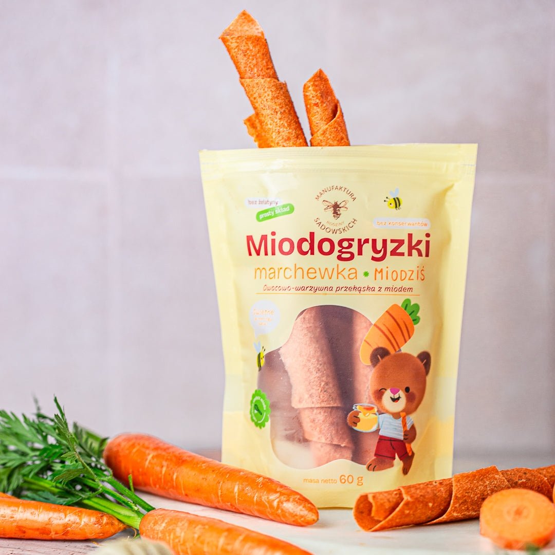 Sadowski Bee Gardens HoneyBites jellies - Carrot 60g - Sadowski Bee Gardens - Vesa Beauty