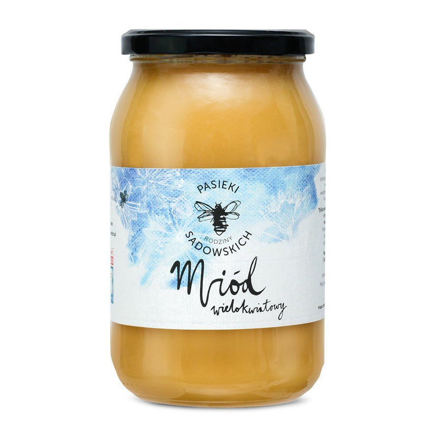 Sadowski Bee Gardens Multiflower Honey 1200g - Pasieki Sadowskich - Vesa Beauty