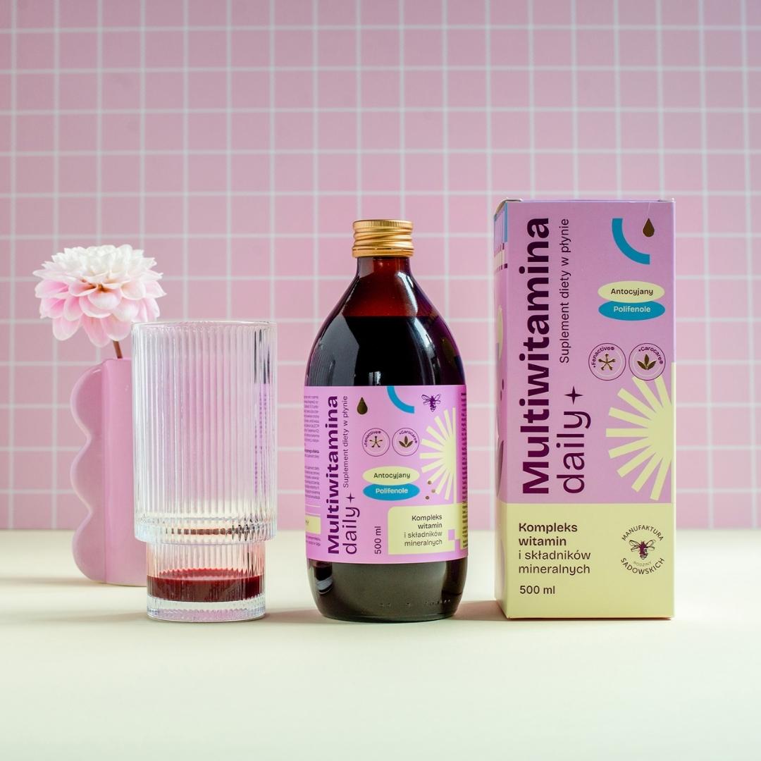 Sadowski Bee Gardens Multivitamin DAILY+ for adults 500ml - Sadowski Bee Gardens - Vesa Beauty