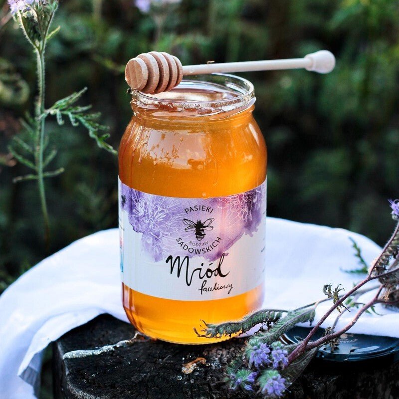 Sadowski Bee Gardens Phacelia honey 1200g - Pasieki Sadowskich - Vesa Beauty