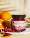 Sadowski Bee Gardens Raspberry jam with whole fruit - Honey bear 210g - Pasieki Sadowskich - Vesa Beauty