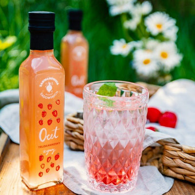 Sadowski Bee Gardens Strawberry vinegar 250ml - Pasieki Sadowskich - Vesa Beauty