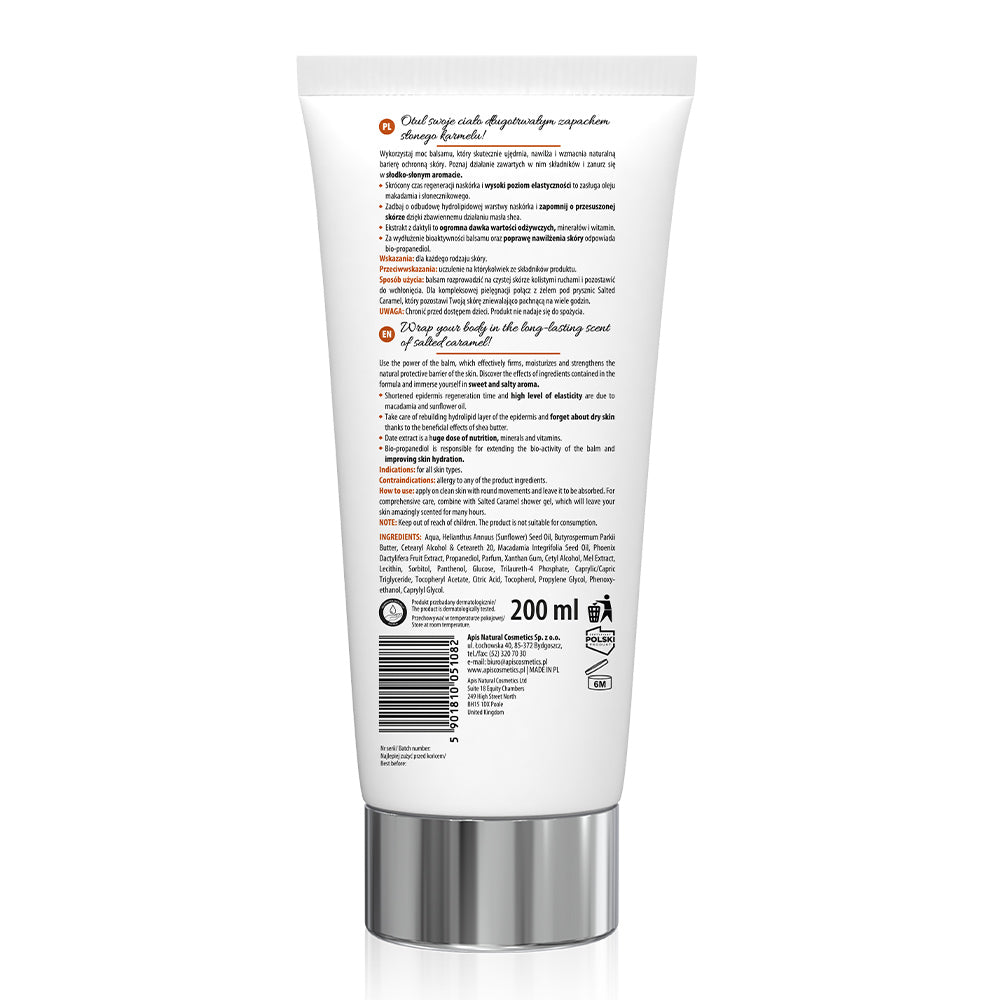 SALTED CARAMEL Body Balm 200ml - APIS - Vesa Beauty