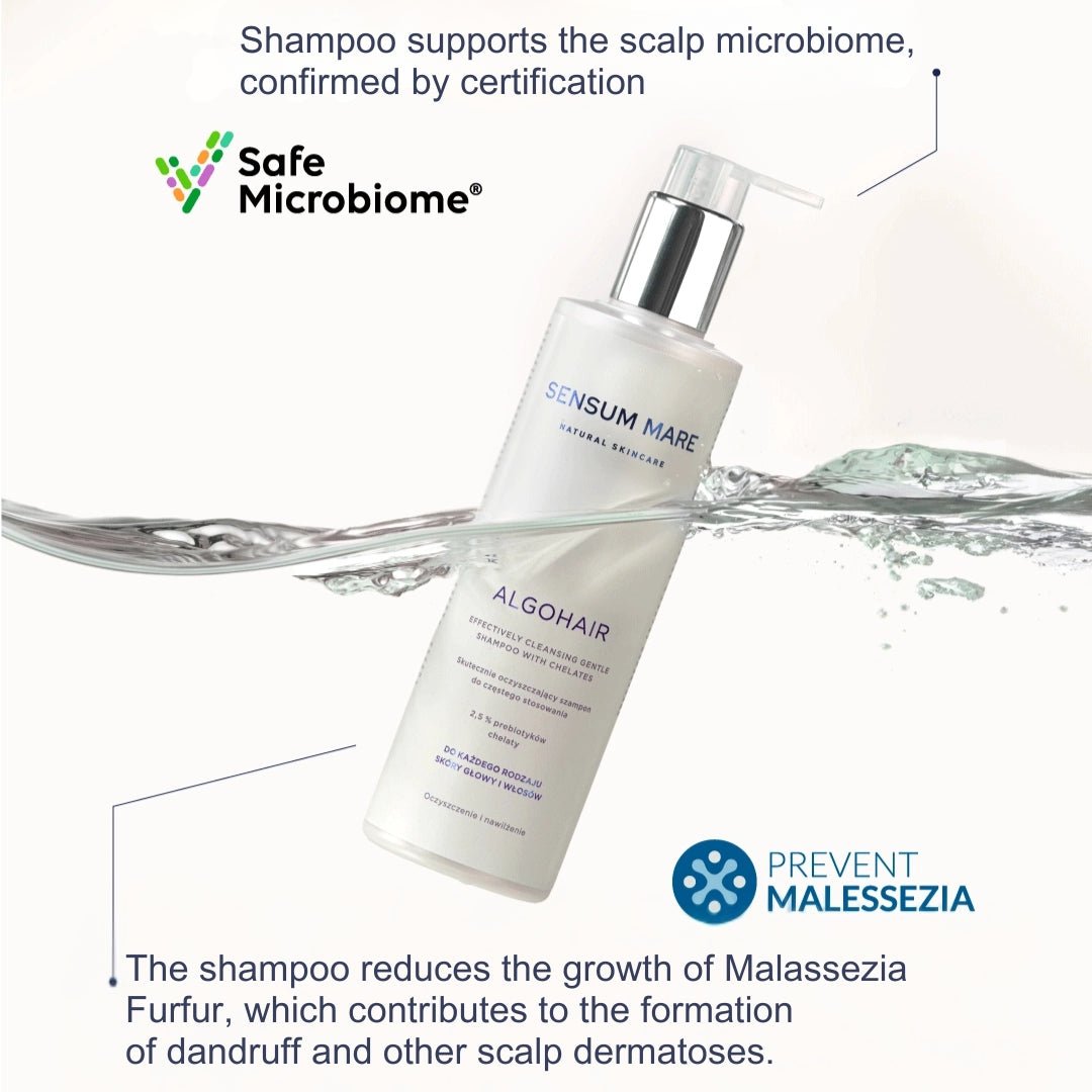 Sensum Mare ALGOHAIR Effectively Cleansing Gentle Shampoo with Chelates 250ml - Sensum Mare - Vesa Beauty