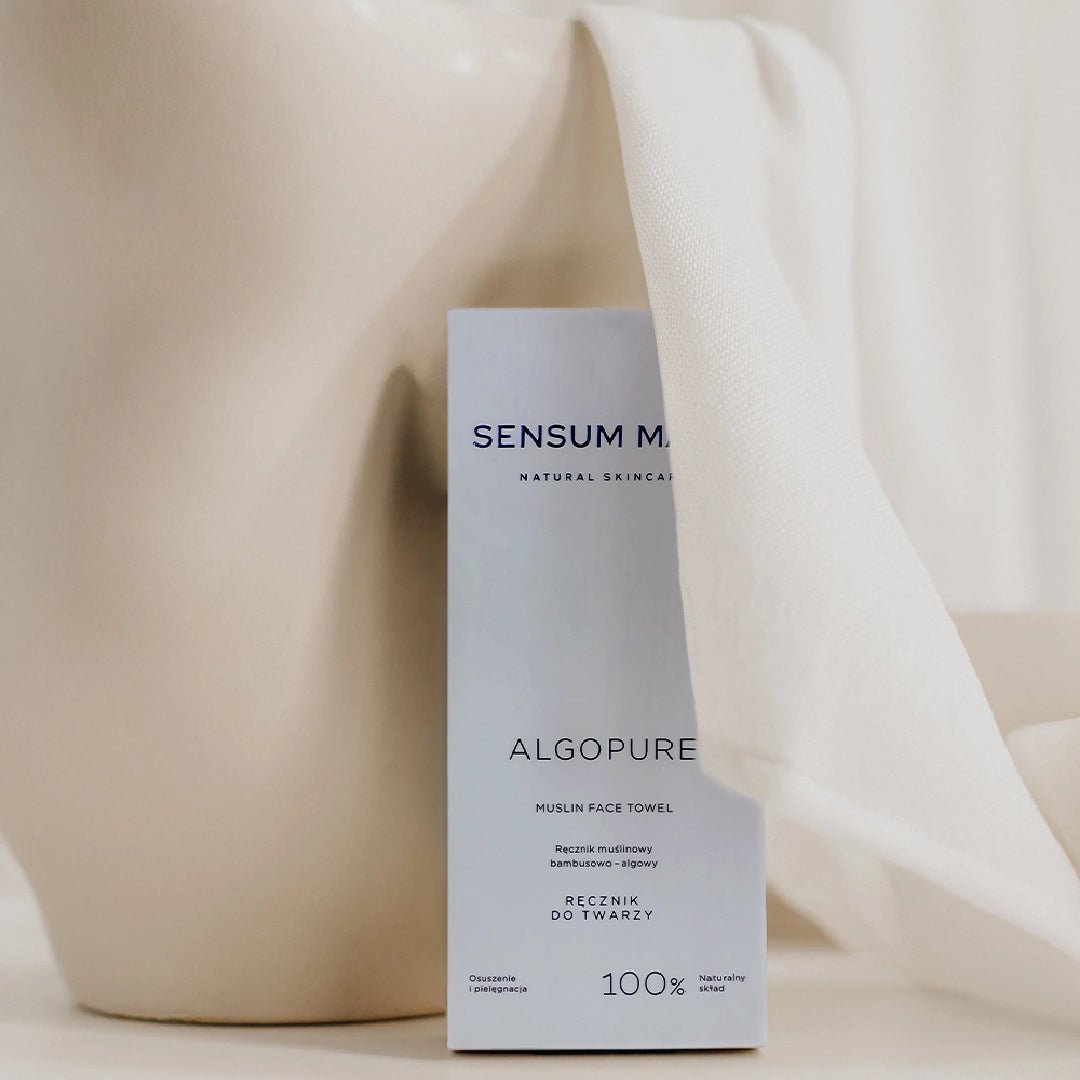 Sensum Mare ALGOPURE Muslin Face Towel bamboo - algae - Sensum Mare - Vesa Beauty
