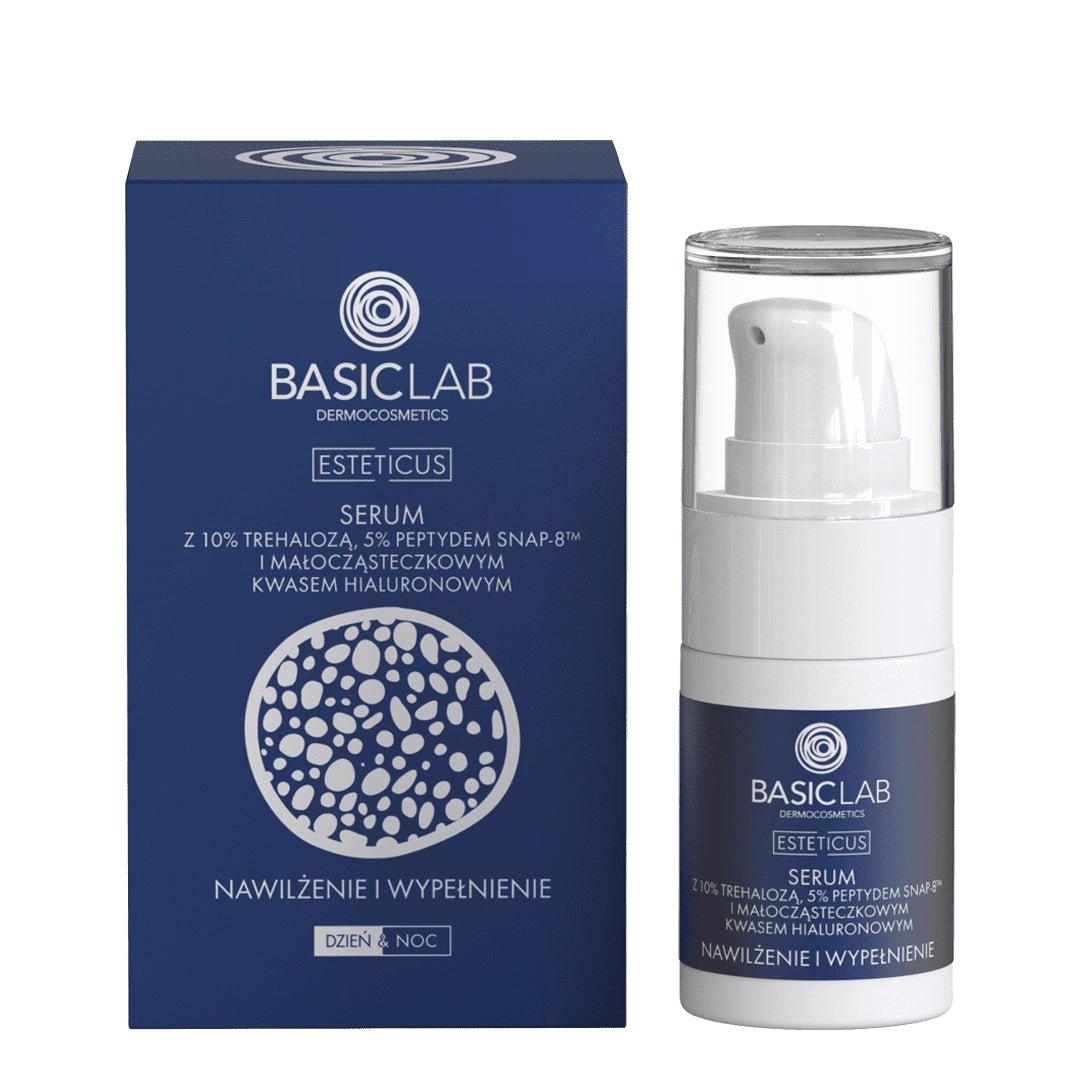 Serum with Trehalose 10% and 5% Peptide 15ml - BasicLab - Vesa Beauty