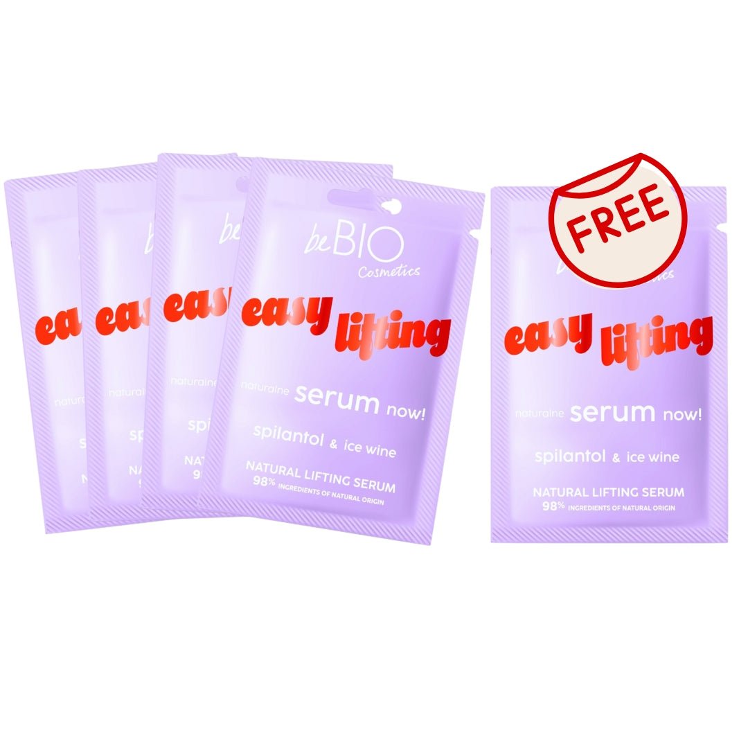 SET 4+1 FREE - EASY LIFTING Natural Lifting Serum NOW! 8ml - beBIO Ewa Chodakowska - Vesa Beauty