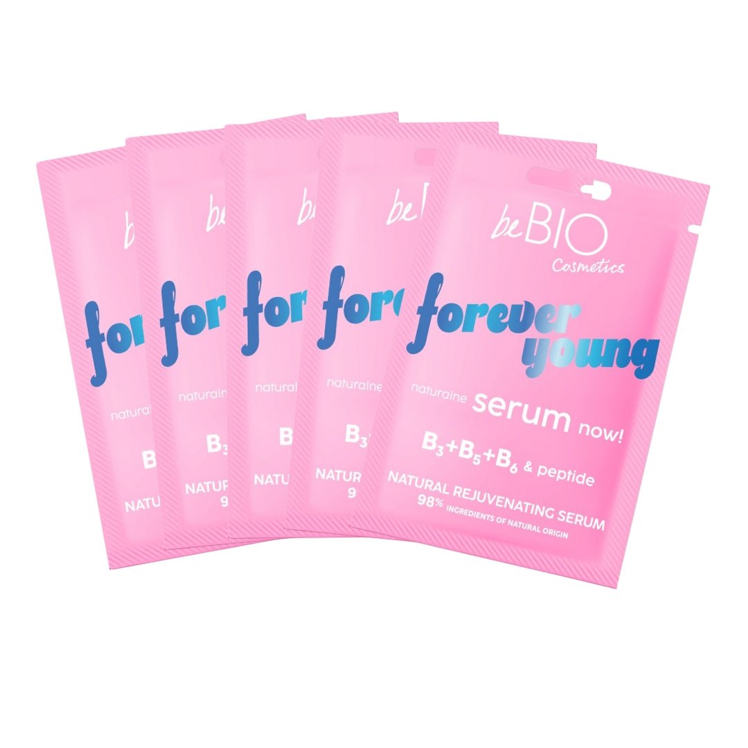SET 4+1 FREE - FOREVER YOUNG Natural Rejuvenatng Serum NOW! 8ml - beBIO Ewa Chodakowska - Vesa Beauty