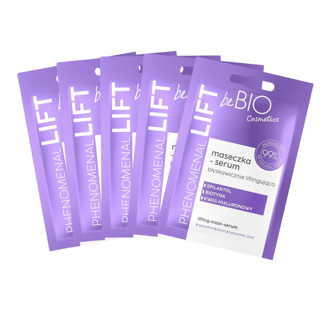 SET 4+1 FREE - Phenomenal Lift - Lifting Mask - Serum 10ml - beBIO Ewa Chodakowska - Vesa Beauty