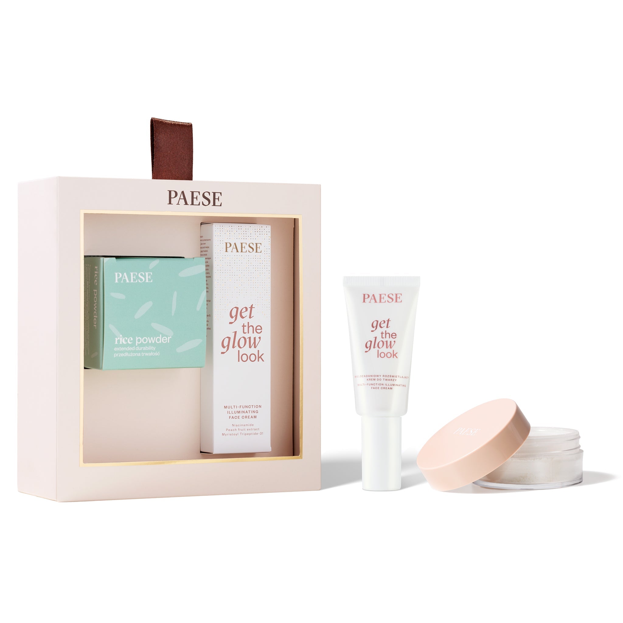Set: ALL ABOUT THE BASE with rice powder - PAESE - Vesa Beauty