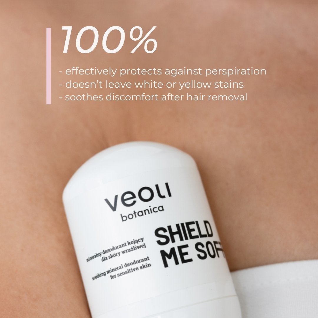 SHIELD ME SOFTLY Soothing Mineral Deodorant for Sensitive Skin 50ml - Veoli Botanica - Vesa Beauty
