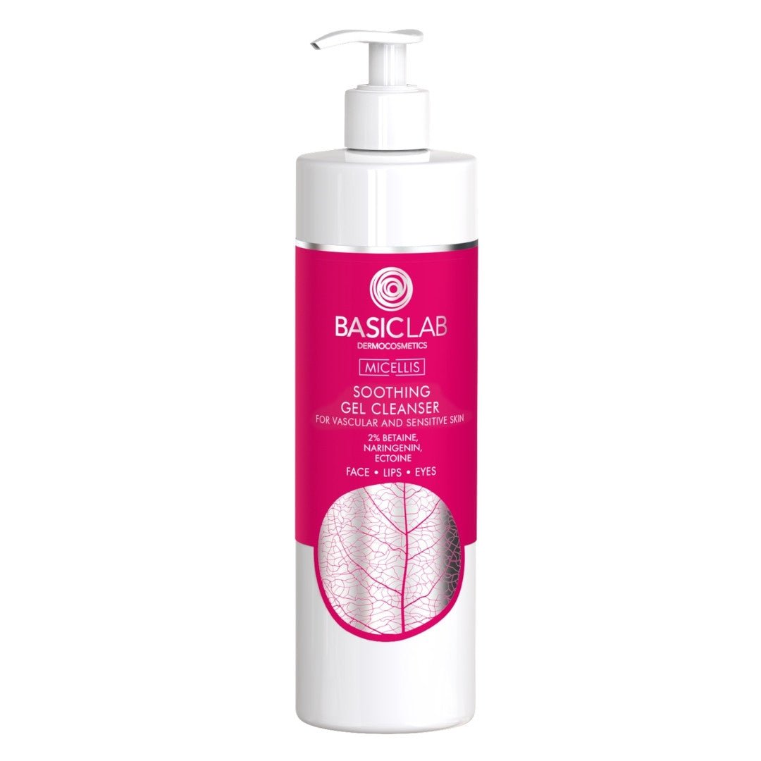 Soothing Gel Cleanser for vascular and sensitive skin 300ml - BasicLab - Vesa Beauty