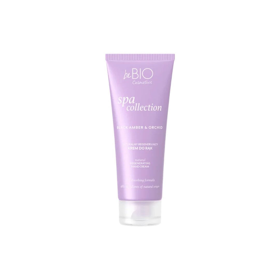 SPA collection - Natural Regenerating Hand Cream BLACK AMBER & ORCHID 50ml - beBIO Ewa Chodakowska - Vesa Beauty