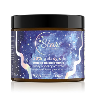 Stars from the Stars 20% GALAXY OILS Mask for Oiling high porosity Hair 200ml - vESA UK - natural cosmetics