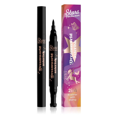 Stars from the Stars - DREAMWORLD ASTERISK - 2in1 eyeliner with stamp Black 2g - Stars from the Stars - Vesa Beauty