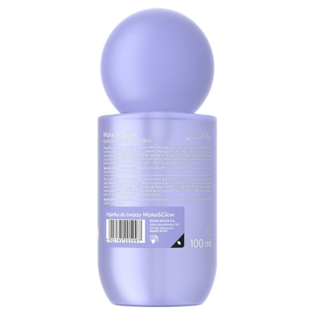 Stars WAKE & GLOW Refreshing Setting Spray 100ml - Stars - Vesa Beauty