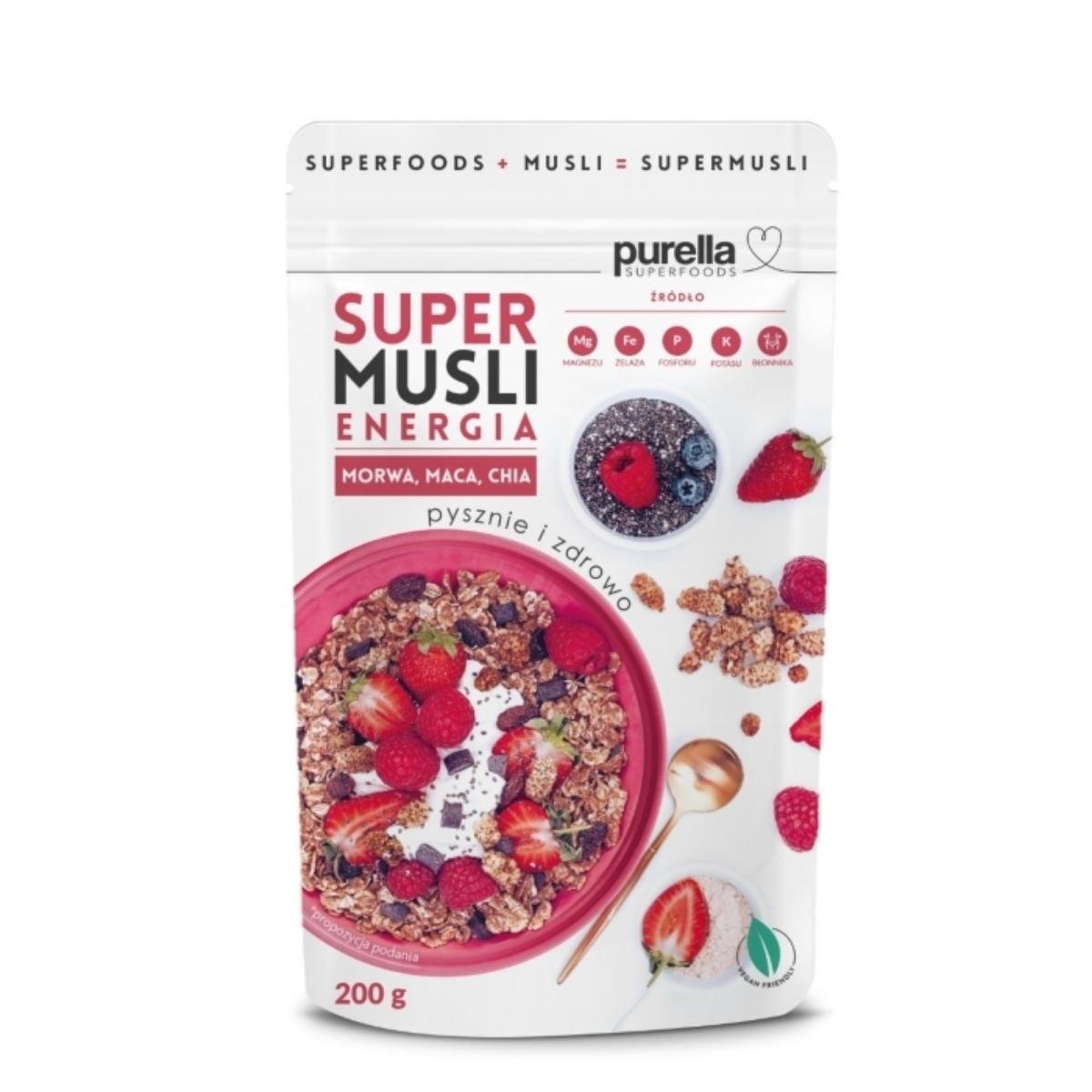 Super Muesli Energy 200g - Purella Superfoods - Vesa Beauty