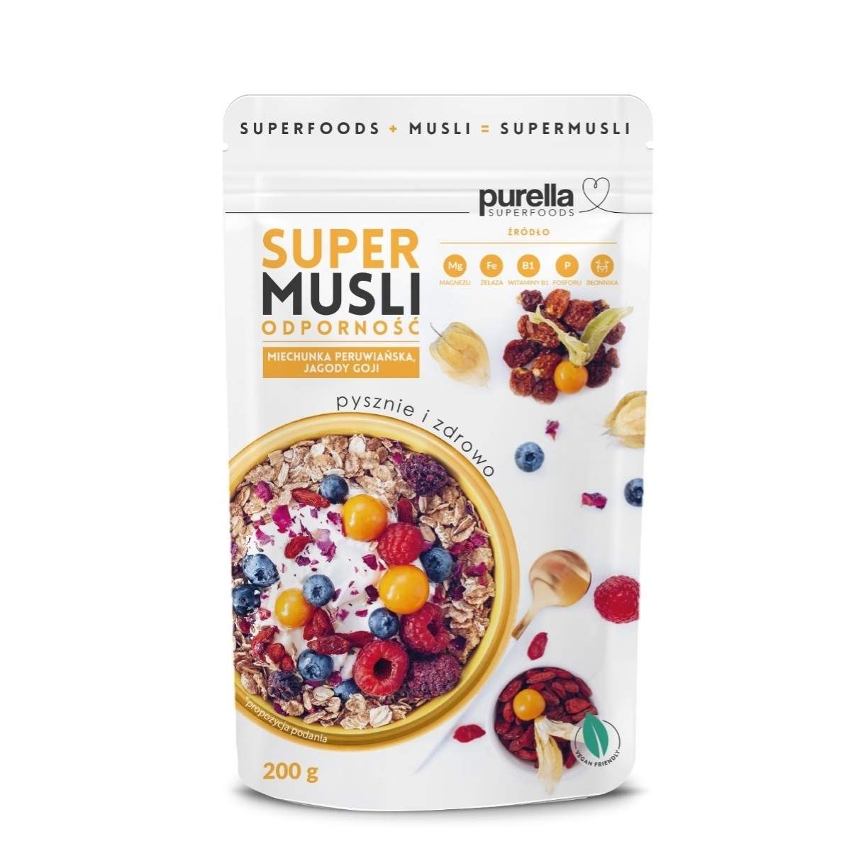 Super Muesli Immune 200g - Purella Superfoods - Vesa Beauty