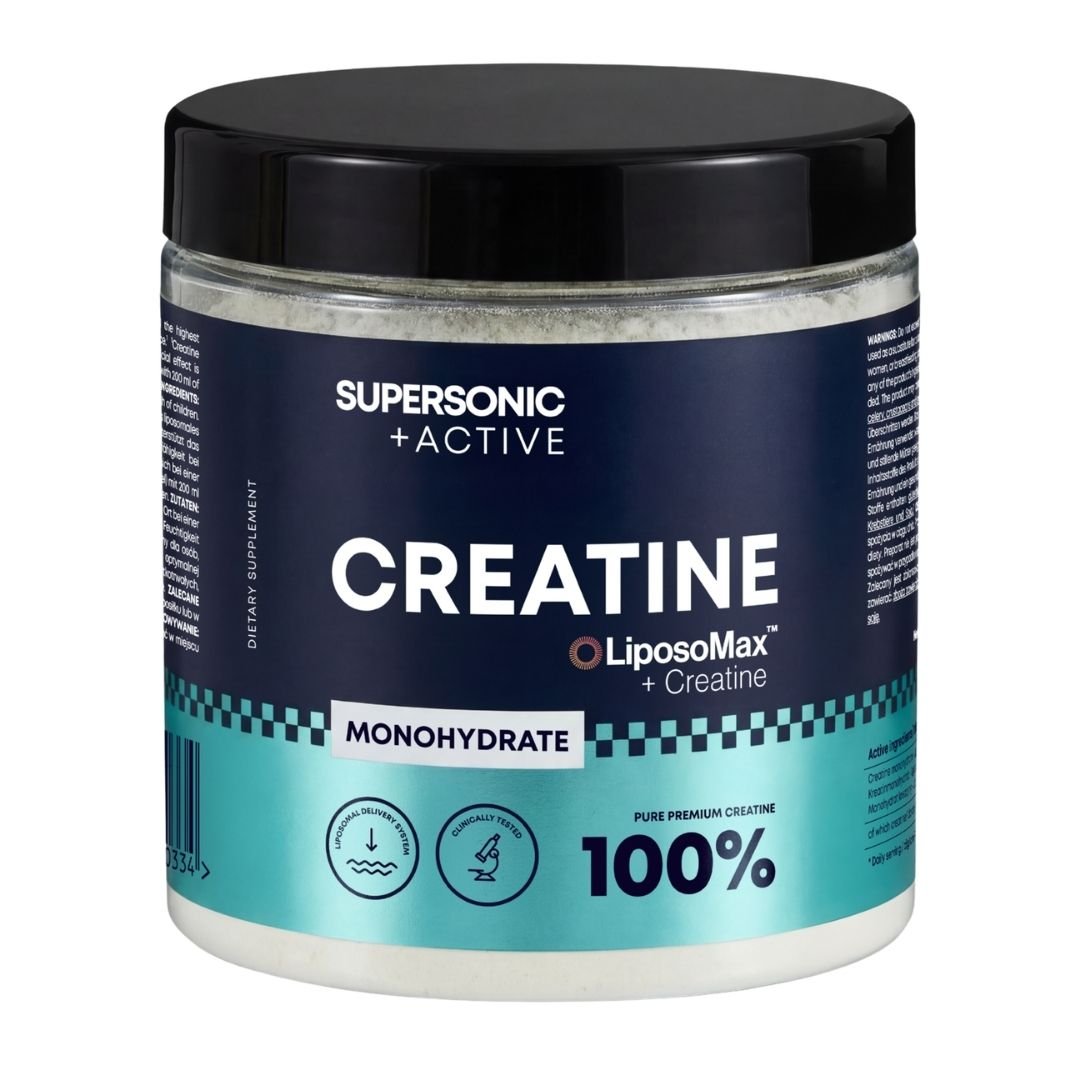 SUPERSONIC +ACTIVE Liposomal creatine - Monohydrate 350g - SUPERSONIC - Vesa Beauty