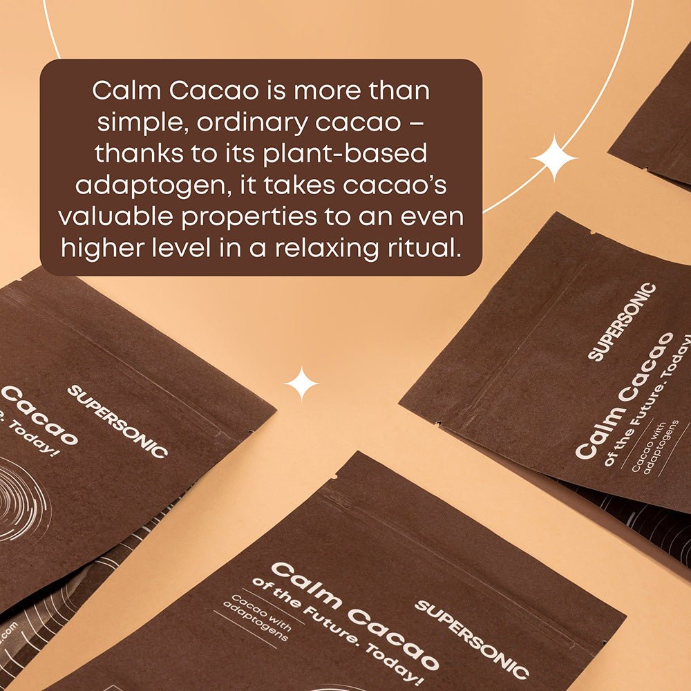 SUPERSONIC Calm Cacao - Cacao with adaptogens 225g - SUPERSONIC - Vesa Beauty