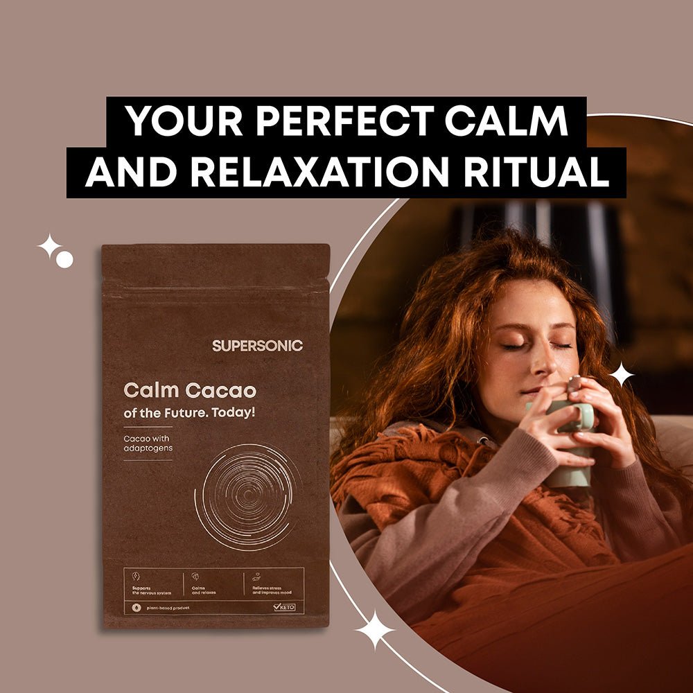 SUPERSONIC Calm Cacao - Cacao with adaptogens 225g - SUPERSONIC - Vesa Beauty