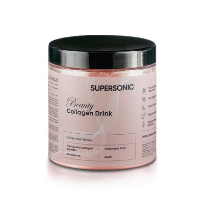 SUPERSONIC Collagen Beauty Drink - Currant-mint flavour 185g - SUPERSONIC - Vesa Beauty