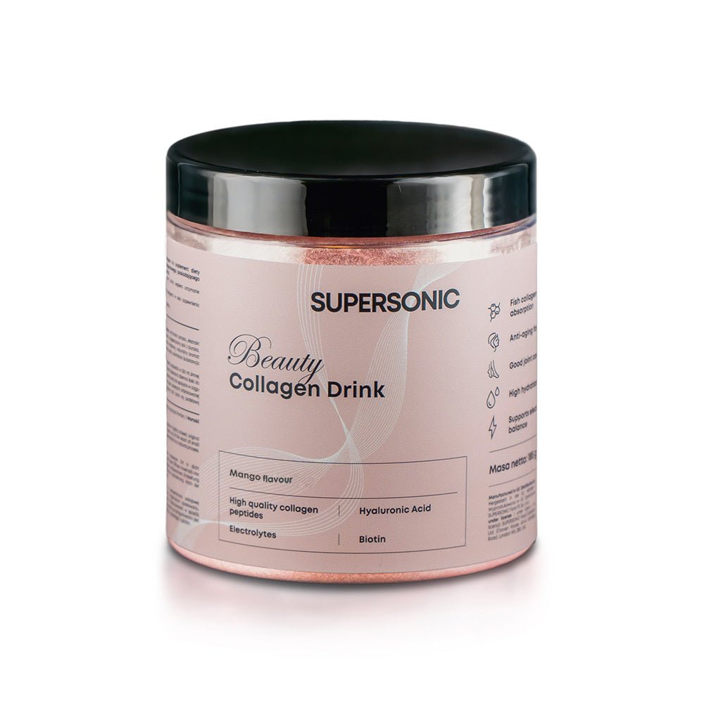 SUPERSONIC Collagen Beauty Drink - Mango flavour 185g - SUPERSONIC - Vesa Beauty