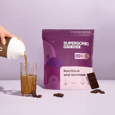 SUPERSONIC Keto Meal - Big Pack - Creamy Chocolate Flavour 800g - SUPERSONIC - Vesa Beauty
