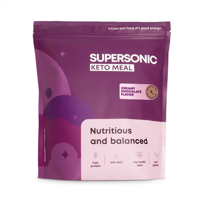 SUPERSONIC Keto Meal - Big Pack - Creamy Chocolate Flavour 800g - SUPERSONIC - Vesa Beauty