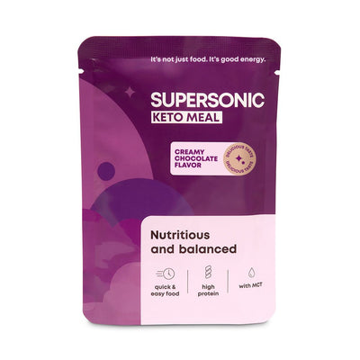 SUPERSONIC Keto Meal - Creamy Chocolate Flavour 80g - SUPERSONIC - Vesa Beauty