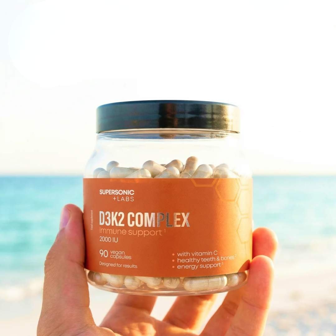 SUPERSONIC +LABS D3K2 Complex - immune support 90 vegan capsules - SUPERSONIC - Vesa Beauty