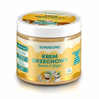 SUPERSONIC Nut Spread with flavour of White Chocolate with Tropical Fruit 160g - SUPERSONIC - Vesa Beauty