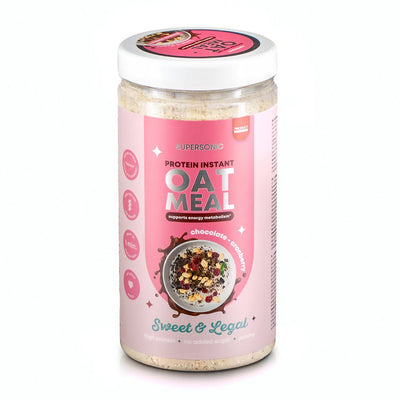 SUPERSONIC Protein Instant Oat Meal supports energy metabolism - Chocolate-Cranberry 660g - SUPERSONIC - Vesa Beauty
