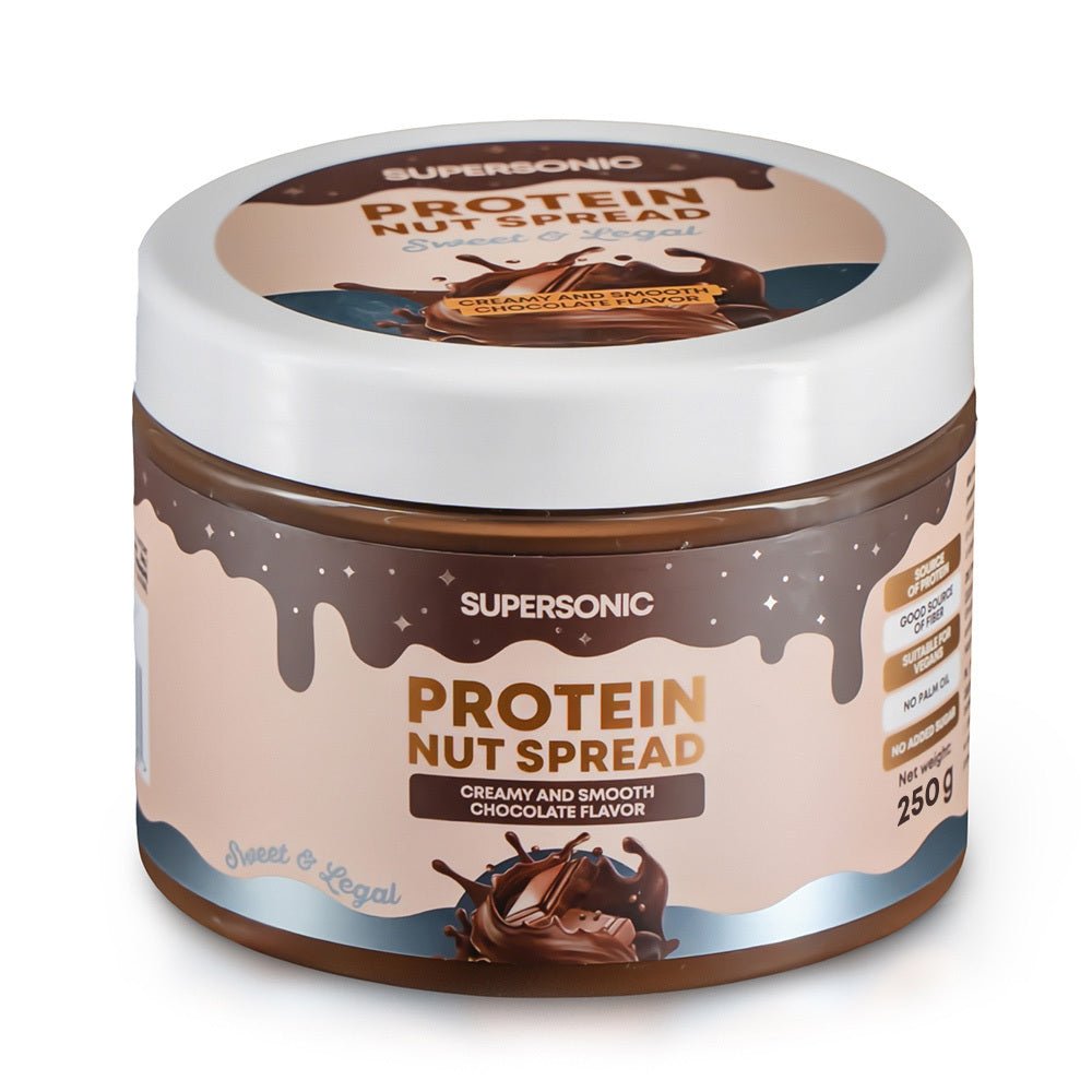 SUPERSONIC Protein Nut Spread with Creamy & Smooth Chocolate Flavour 250g - SUPERSONIC - Vesa Beauty