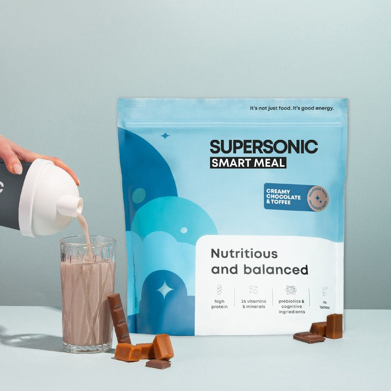 SUPERSONIC Smart Meal - Big Pack - Creamy Chocolate & Toffee 1300g - SUPERSONIC - Vesa Beauty