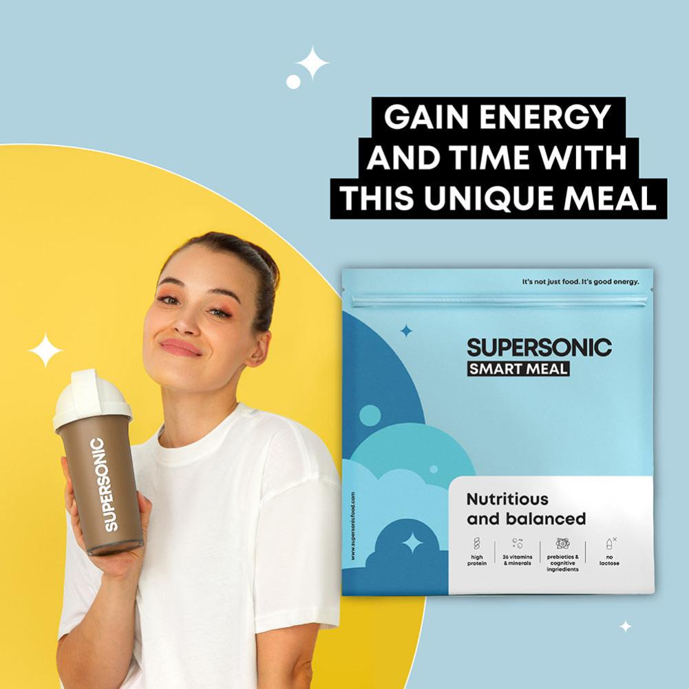 SUPERSONIC Smart Meal - Big Pack - Creamy Chocolate & Toffee 1300g - SUPERSONIC - Vesa Beauty