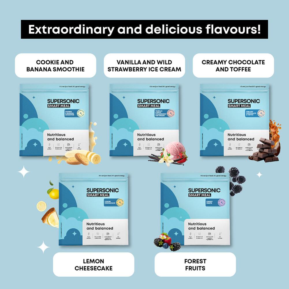 SUPERSONIC Smart Meal - Big Pack - Creamy Chocolate & Toffee 1300g - SUPERSONIC - Vesa Beauty