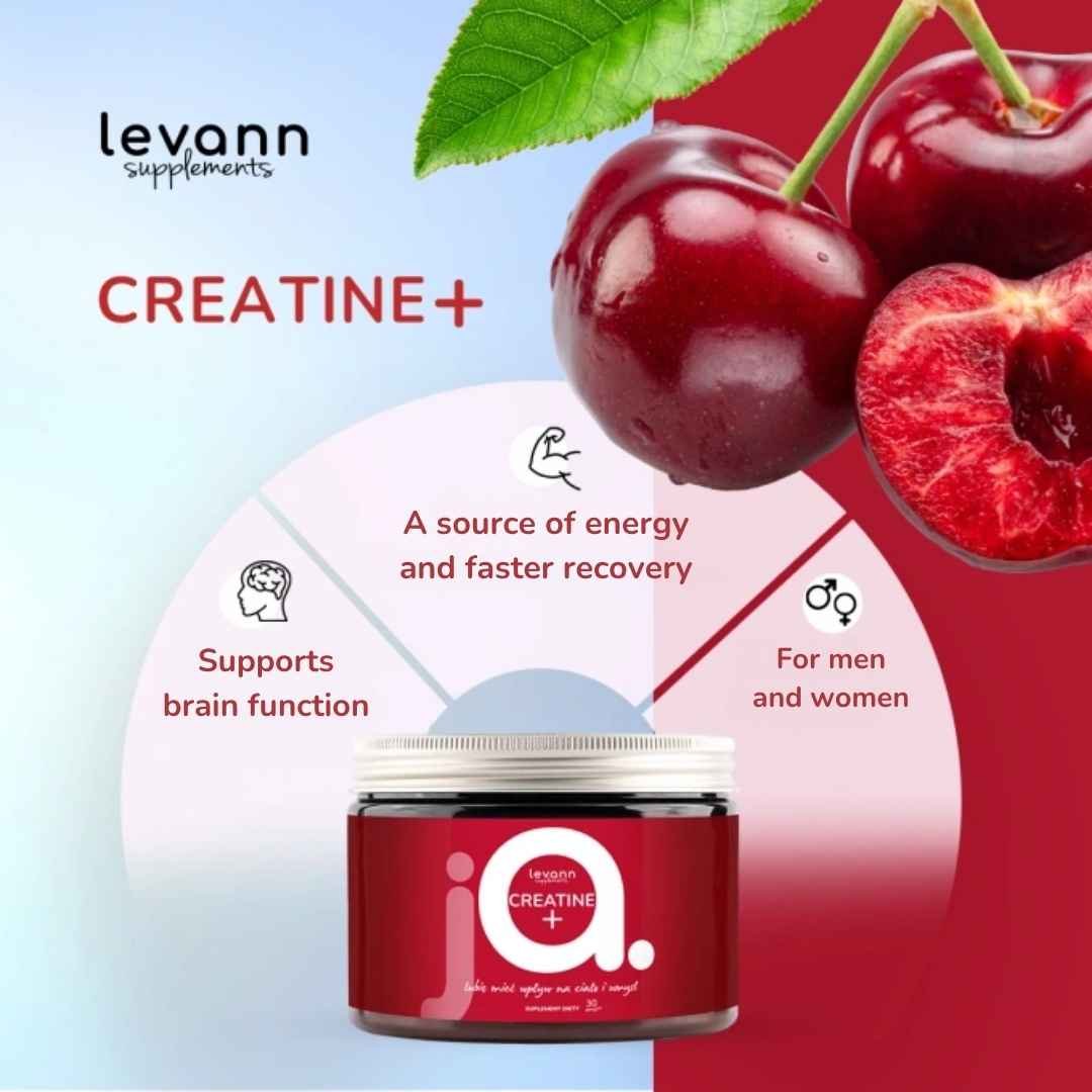 Supplements Creatine+ 135g - Levann - Vesa Beauty