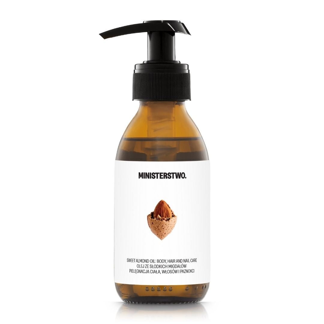 SWEET ALMOND OIL: body, hair & nail care 140ml - Ministerstwo - Vesa Beauty