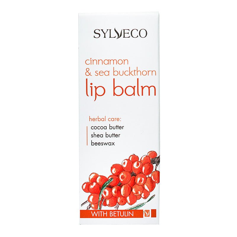 Sylveco Cinnamon & Sea Buckthorn Lip Balm 4,6g - Sylveco - Vesa Beauty