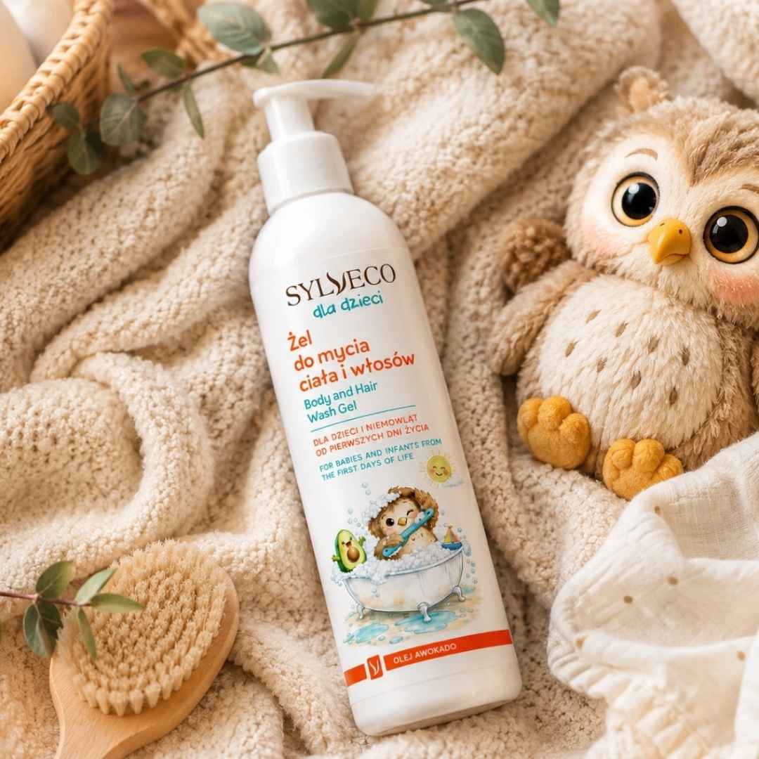 Sylveco For Baby. Body & Hair Wash Gel AVOCADO OIL 300ml - Sylveco - Vesa Beauty