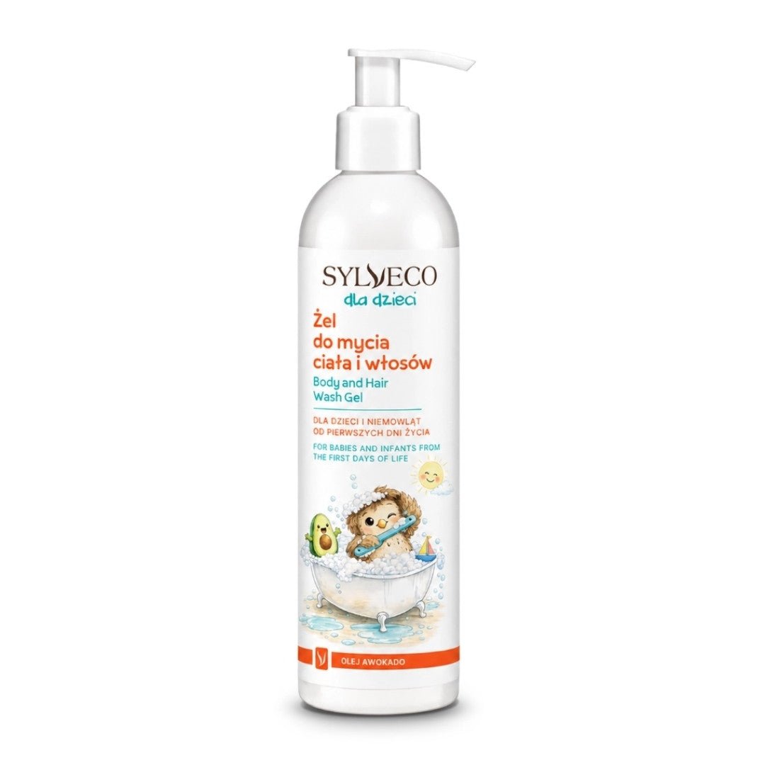 Sylveco For Baby. Body & Hair Wash Gel AVOCADO OIL 300ml - Sylveco - Vesa Beauty