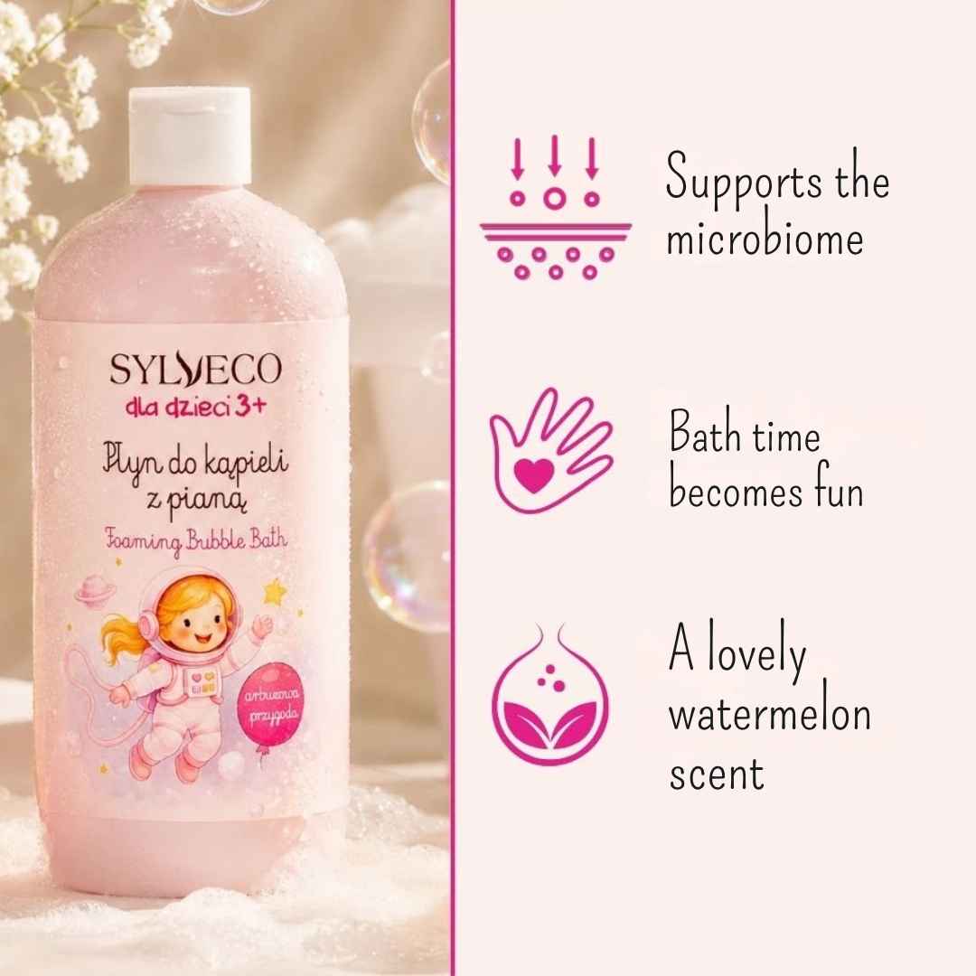 Dla dzieci 3+ Płyn do kąpieli z pianą - Arbuzowa Przygoda 500ml