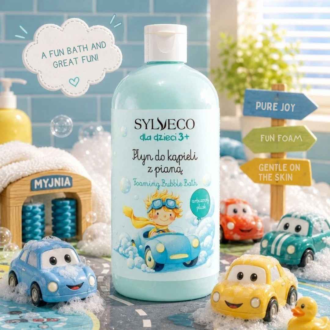 Sylveco For Kids 3+ Foaming Bubble Bath - Watermelon Splash 500ml - Sylveco - Vesa Beauty