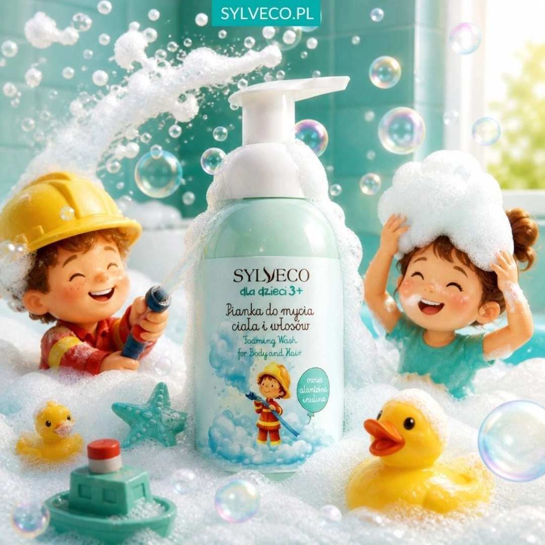 Sylveco For Kids 3+ Foaming Wash for Body and Hair - Bubble Gum 290ml - Sylveco - Vesa Beauty